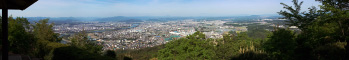 鳩吹山のパノラマ風景