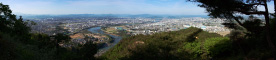 鳩吹山 山頂付近からのパノラマ風景写真