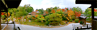 宸殿北庭のパノラマ風景写真